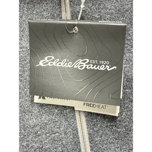 NWT Eddie Bauer First Ascent Jacket Women's Sz XL Gray 1/4 Zip Pullover Running - Picture 4 of 7